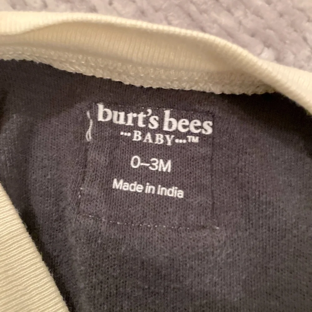 Burt’s Bees Baby School Play‎ Theme Footie Pajamas Sleeper 100% Organic Cotton
